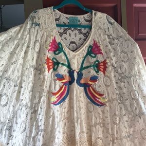 NWOT- Judith MARCH Fringe Tunic